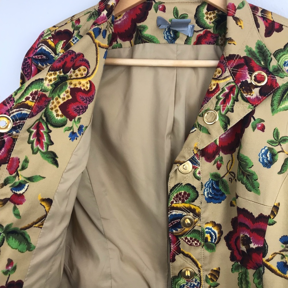 Eccoci Floral Print Jacket Lined - Picture 3 of 6
